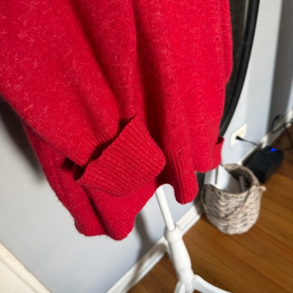 Pilcro Anthropologie Vibrant Red Turtleneck Sweater - Picture 5 of 5